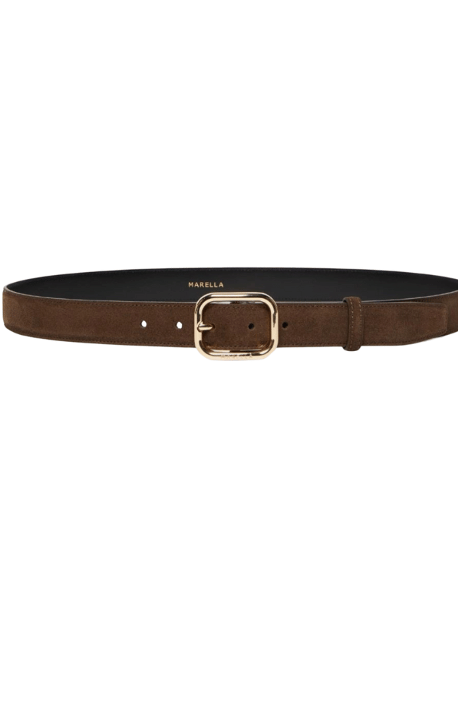 DOPPIA BELT in BROWN-MARELLA by MAX MARA-FLOW by nicole