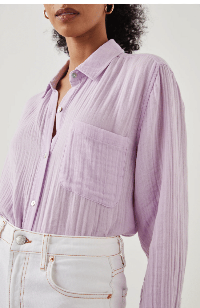 ELLIS SHIRT - ORCHID-RAILS-FLOW by nicole