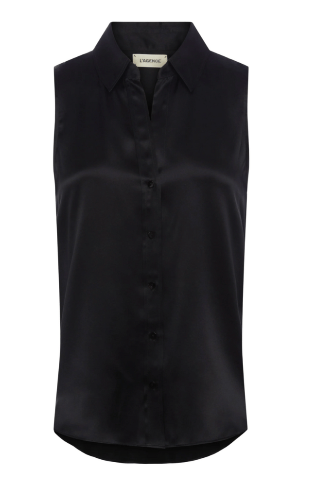 EMMY BLOUSE - BLACK-L&#39; AGENCE-FLOW by nicole