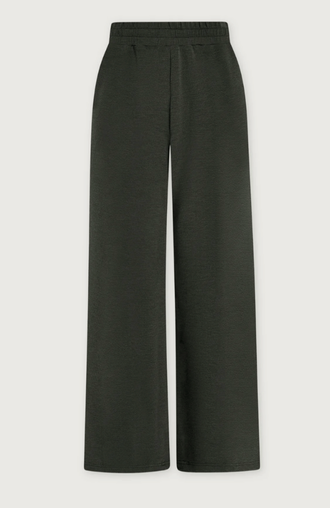 EXTRA WIDE LEG PANT 29.5" in OLIVE MARL-Varley-FLOW by nicole