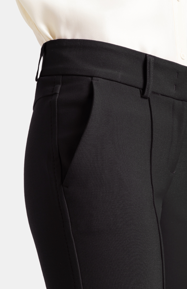 FARAH PANT in BLACK-CAMBIO-FLOW by nicole