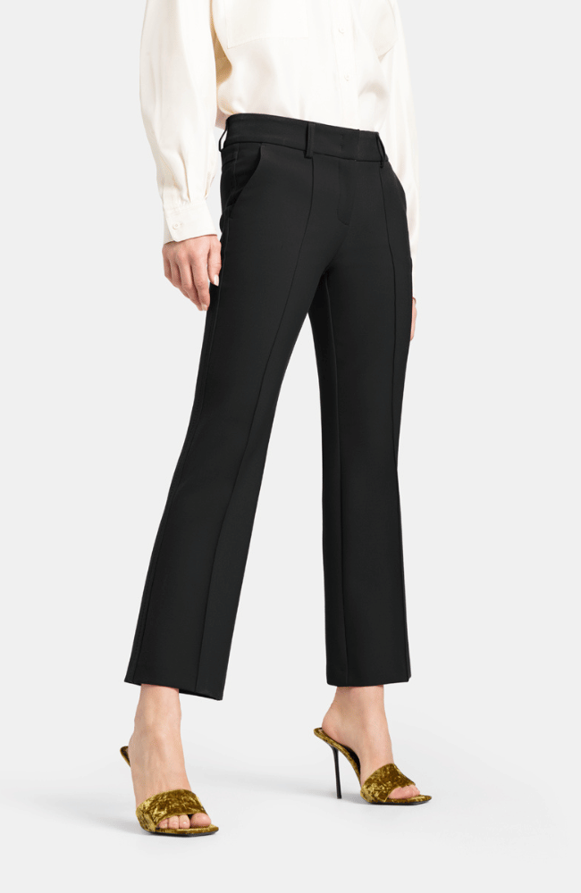 FARAH PANT in BLACK-CAMBIO-FLOW by nicole