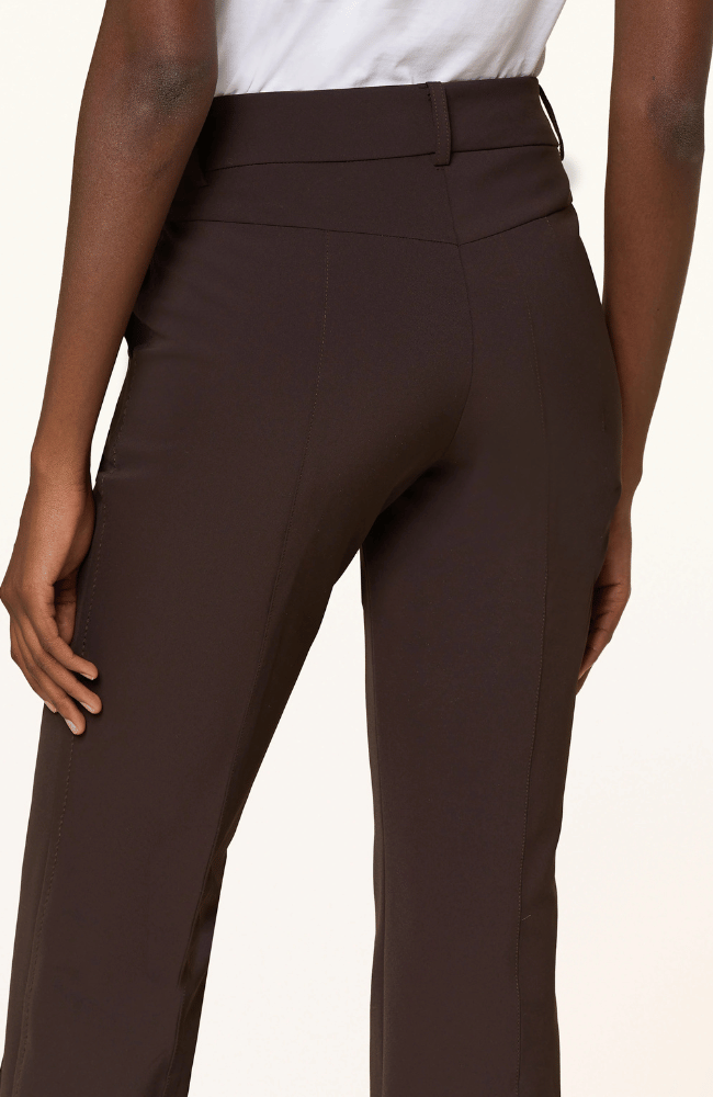 FARAH PANT in CAPUCCINO BROWN-CAMBIO-FLOW by nicole