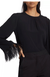 FEATHER DETAIL REVISTA BLOUSE in BLACK-MARELLA by MAX MARA-FLOW by nicole