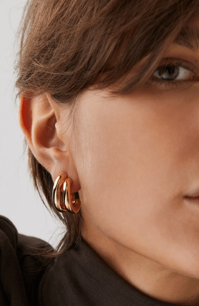 FLORENCE EARRINGS POLISH GOLD-JENNY BIRD-FLOW BY NICOLE CANADA