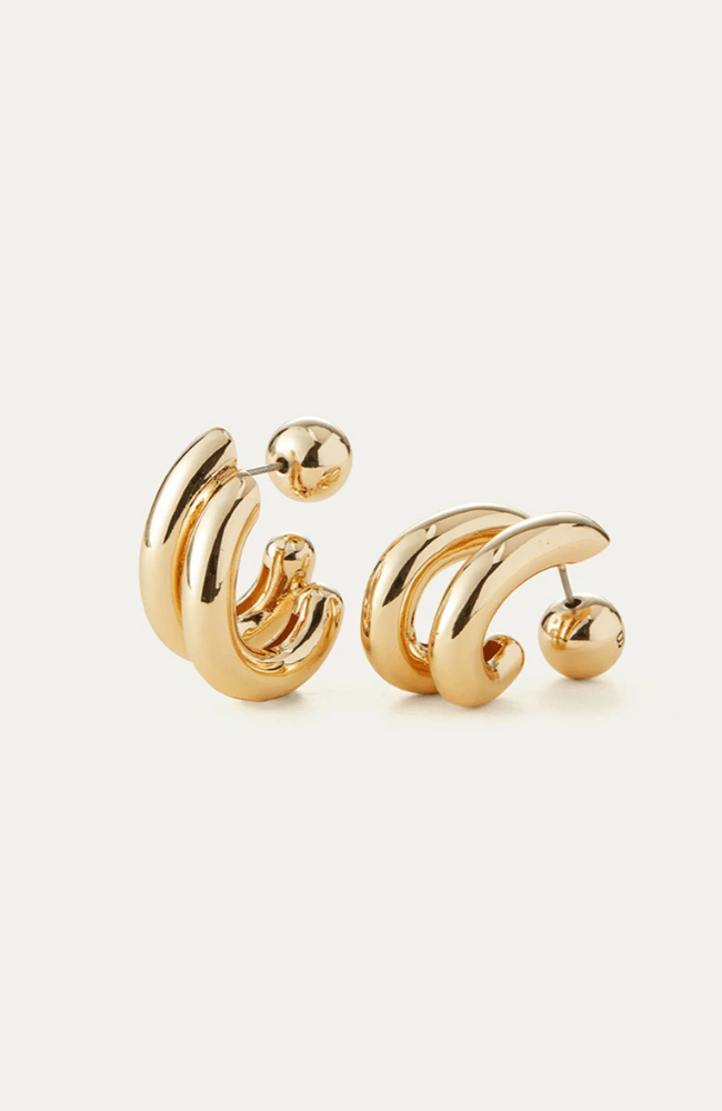 FLORENCE EARRINGS POLISH GOLD-JENNY BIRD-FLOW BY NICOLE CANADA