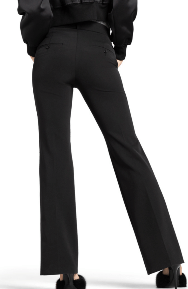 FRANCE PANT BLACK-CAMBIO-FLOW by nicole