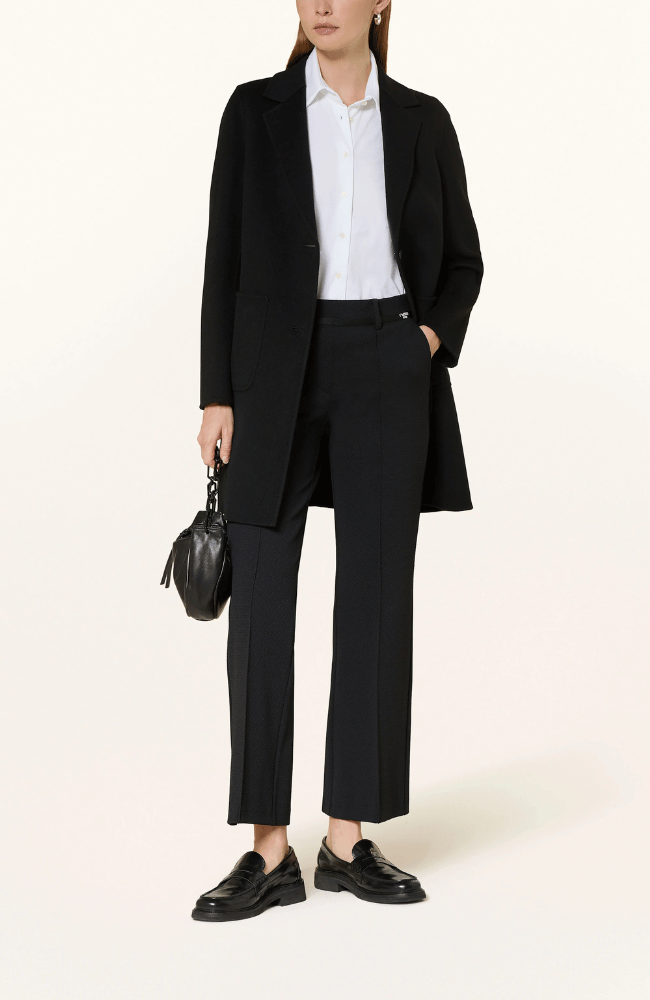 FRANCOISE PANT in BLACK-CAMBIO-FLOW by nicole