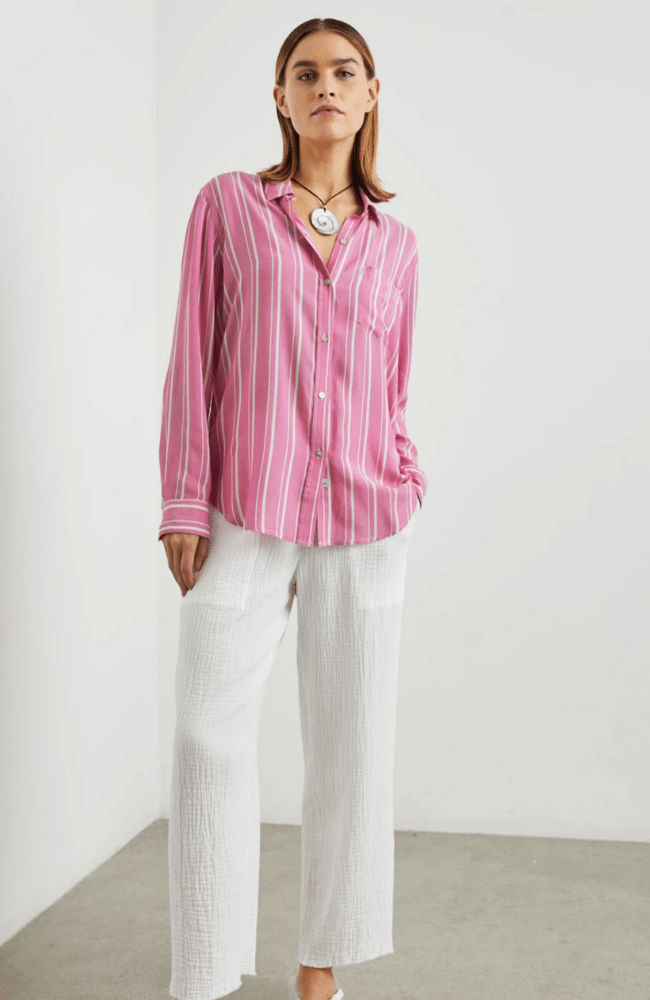 GAIA SHIRT - BERRY STRIPE-RAILS-FLOW by nicole