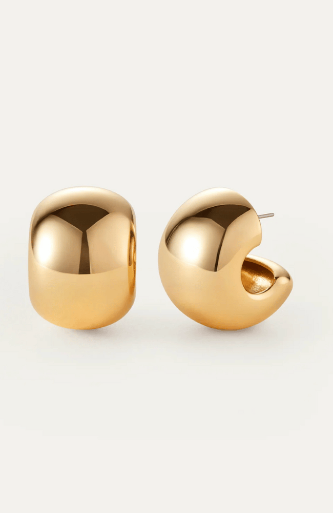 GEMMA HOOP EARRINGS in GOLD-JENNY BIRD-FLOW by nicole