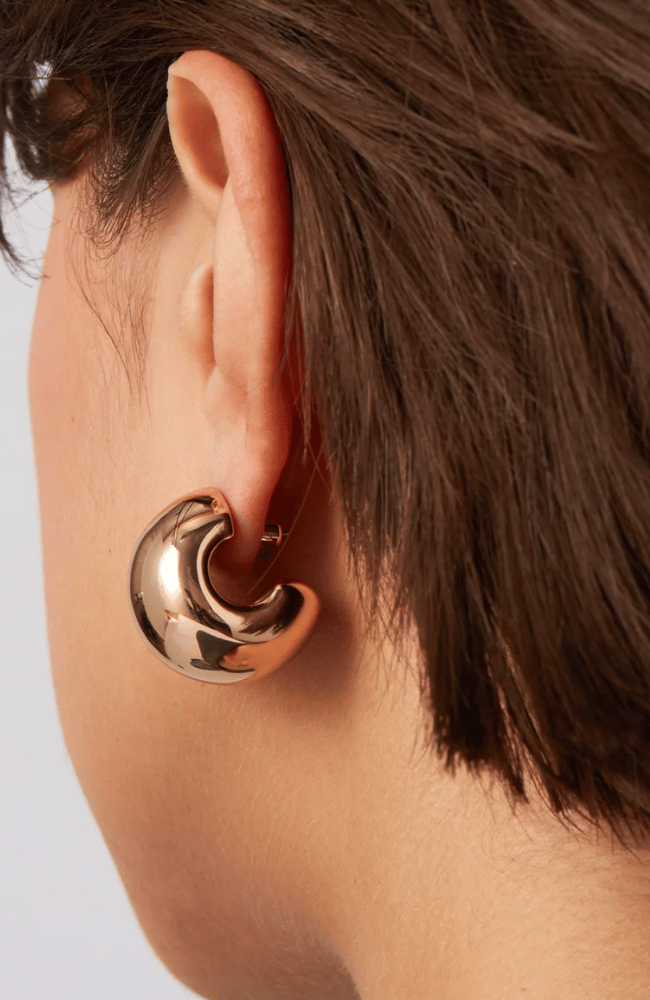 GEMMA HOOP EARRINGS in GOLD-JENNY BIRD-FLOW by nicole