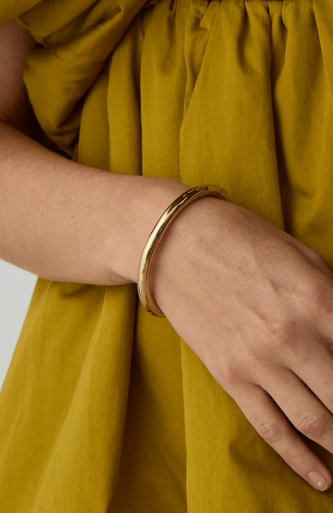 GIA BANGLE BRACELET - GOLD-JENNY BIRD-FLOW by nicole