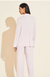GISELE LONG PJ SET - LIGHT LILAC & IVORY-EBERJEY-FLOW by nicole
