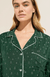 GISELE PRINTED TENCEL MODAL LONG PJ SET - WINTERPINE FOREST GREEN/IVORY-EBERJEY-FLOW by nicole