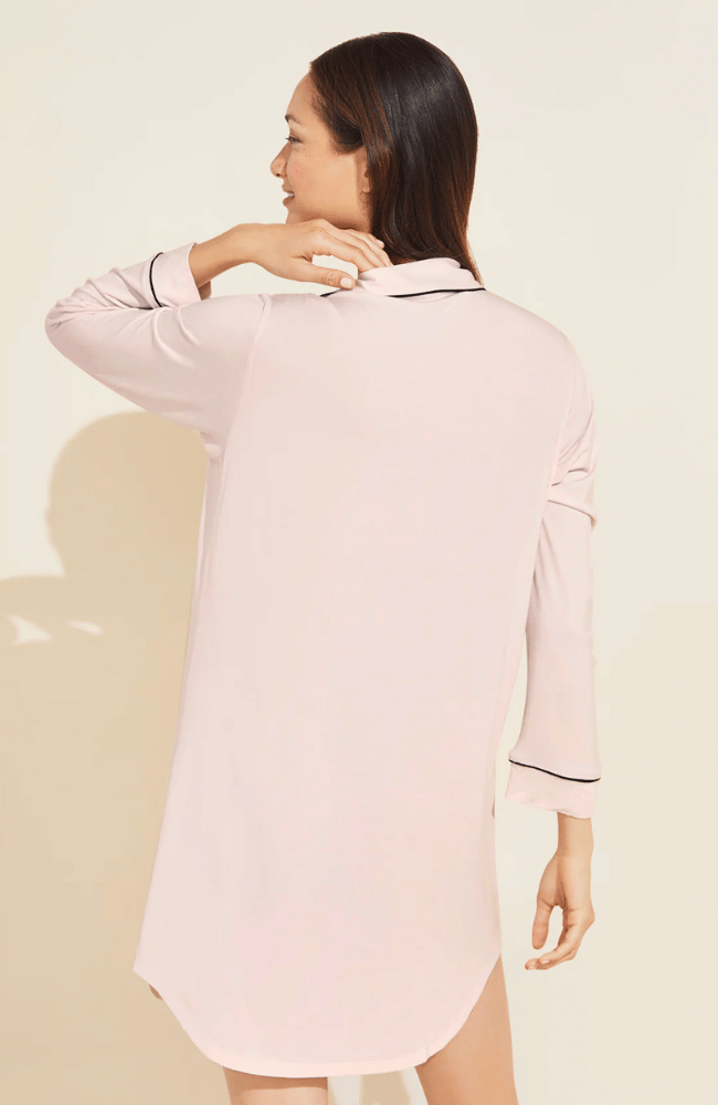 GISELE SLEEP SHIRT SORBET PINK /BLACK-EBERJEY-FLOW by nicole