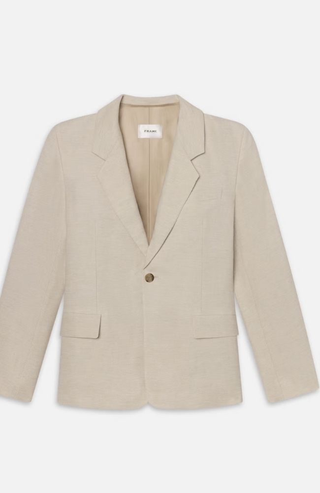 GRANDFATHER BLAZER - FLAX-FRAME-FLOW by nicole