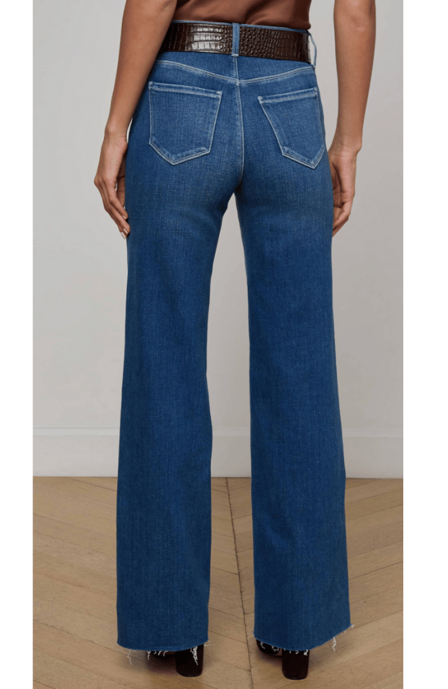 GWENNA ULTRA HIGH RISE WIDE LEG FLARE in GAGE-L&#39;AGENCE-FLOW by nicole