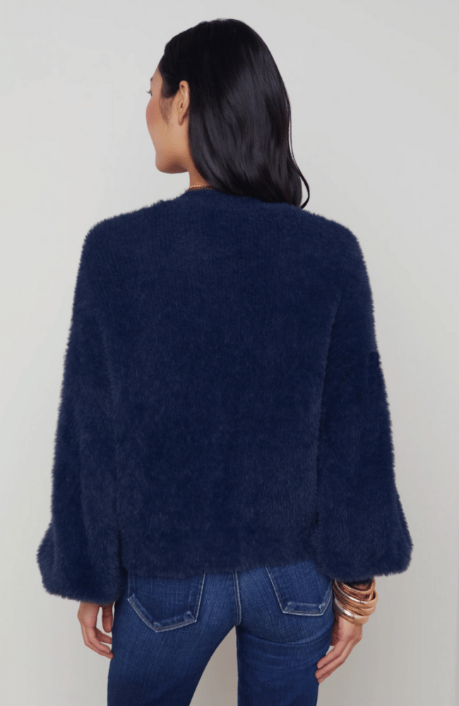 HARRIET CARDIGAN in INDIGO-L&#39; AGENCE-FLOW by nicole