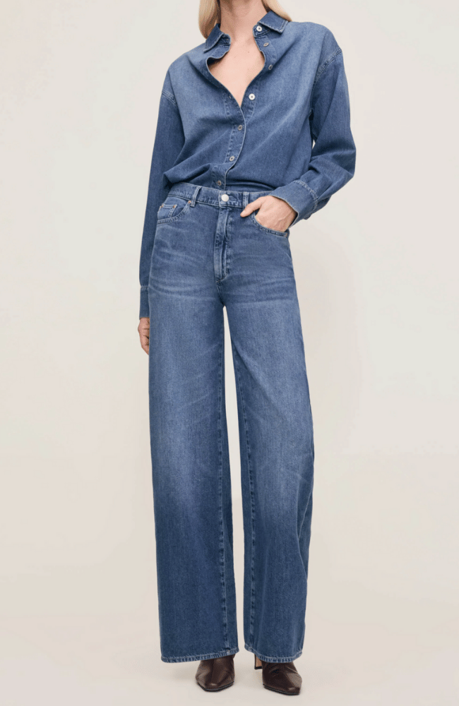HEPBURN WIDE LEG in DEL RAY-DL 1961-FLOW by nicole