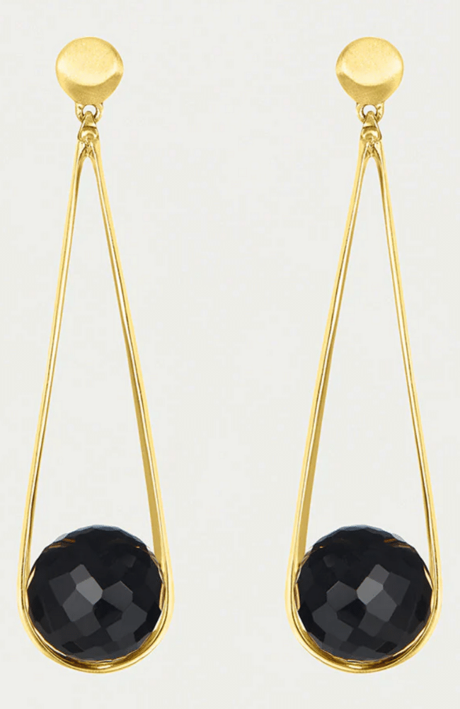 IPANEMA EARRINGS in BLACK ONYX-DEAN DAVIDSON-FLOW by nicole