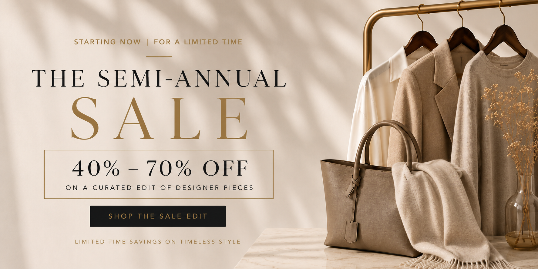 Semi Annual SALE women's designer clothing 