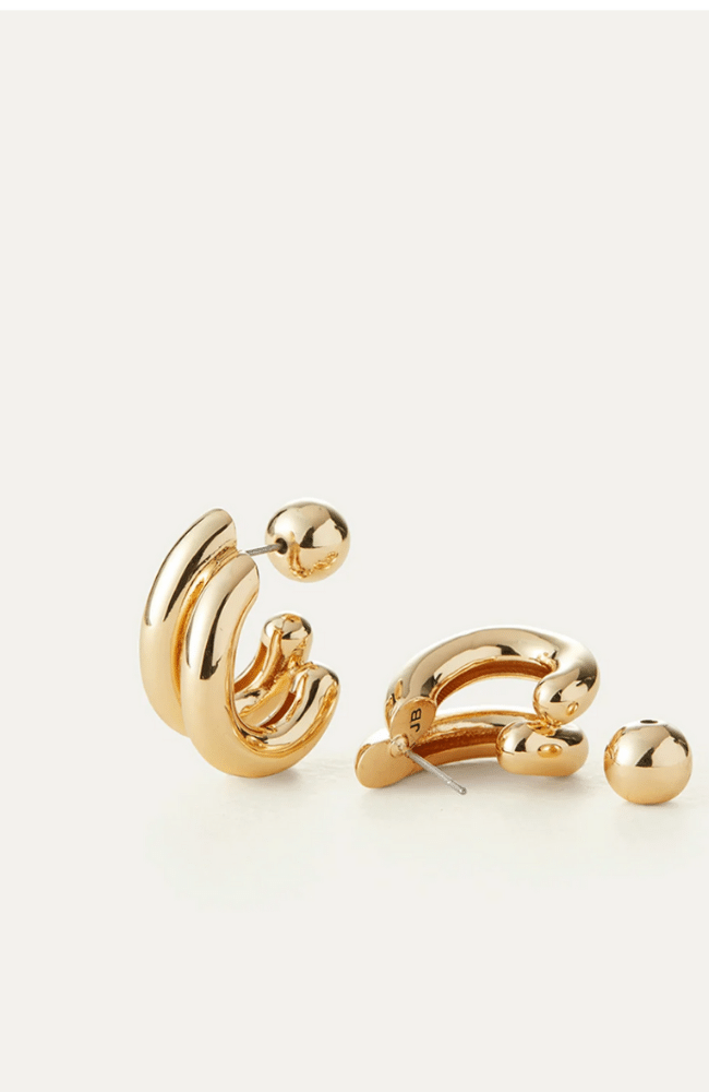 FLORENCE EARRINGS POLISH GOLD-JENNY BIRD-FLOW BY NICOLE CANADA