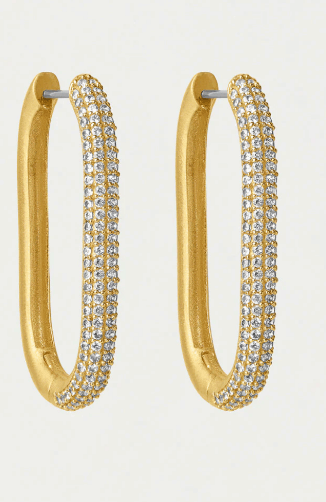 JULIETTE PAVE HINGED HOOP EARRINGS-DEAN DAVIDSON-FLOW by nicole