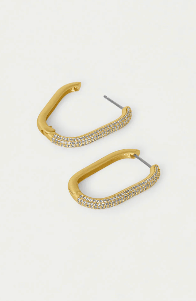 JULIETTE PAVE HINGED HOOP EARRINGS-DEAN DAVIDSON-FLOW by nicole