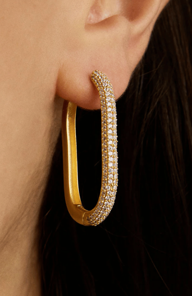 JULIETTE PAVE HINGED HOOP EARRINGS-DEAN DAVIDSON-FLOW by nicole