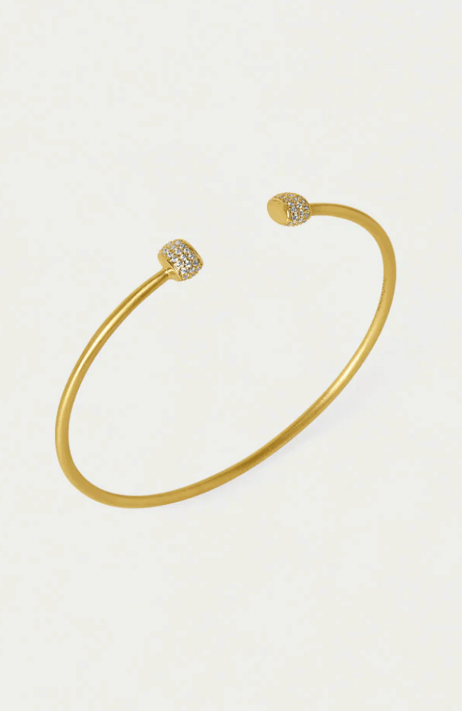 JULIETTE PAVE TWIST BANGLE in GOLD-DEAN DAVIDSON-FLOW by nicole