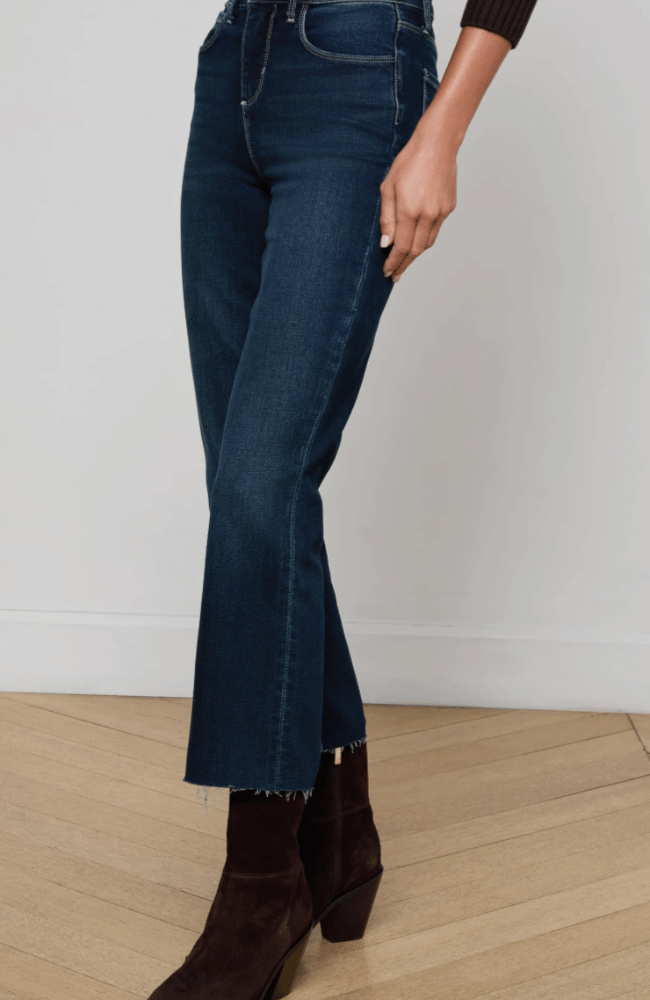 KENDRA CROP FLARE JEAN in BOLTON-L&#39;AGENCE-FLOW by nicole