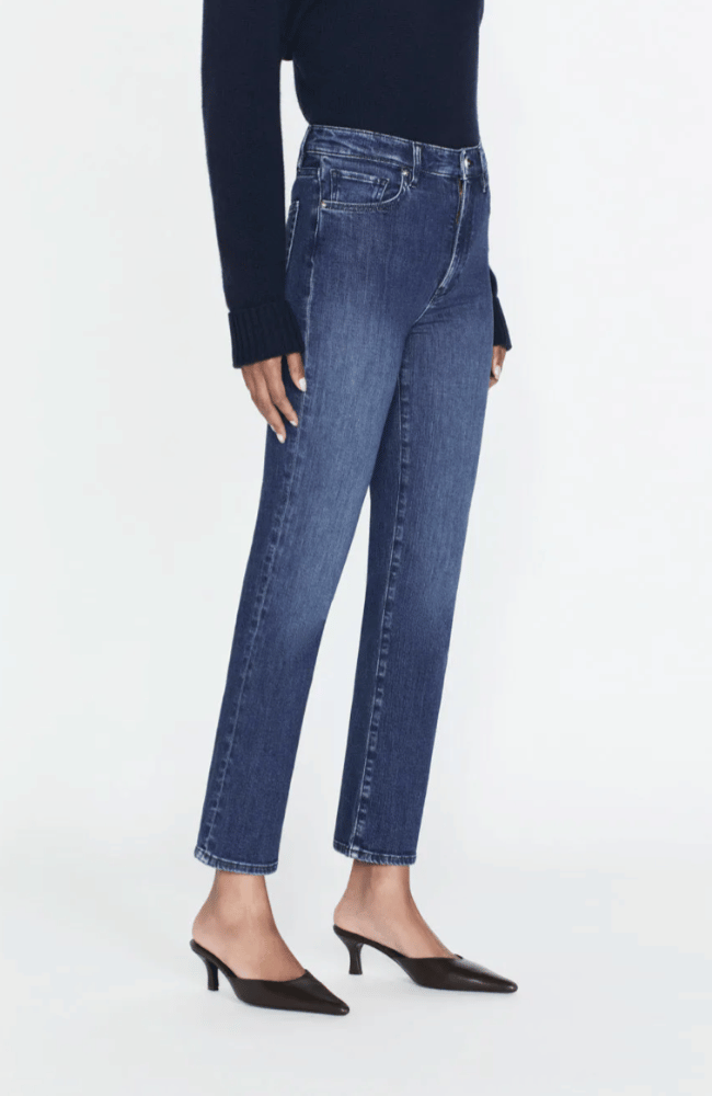 LE SLEEK STRAIGHT DENIM THUNDERSTORM-FRAME-FLOW by nicole