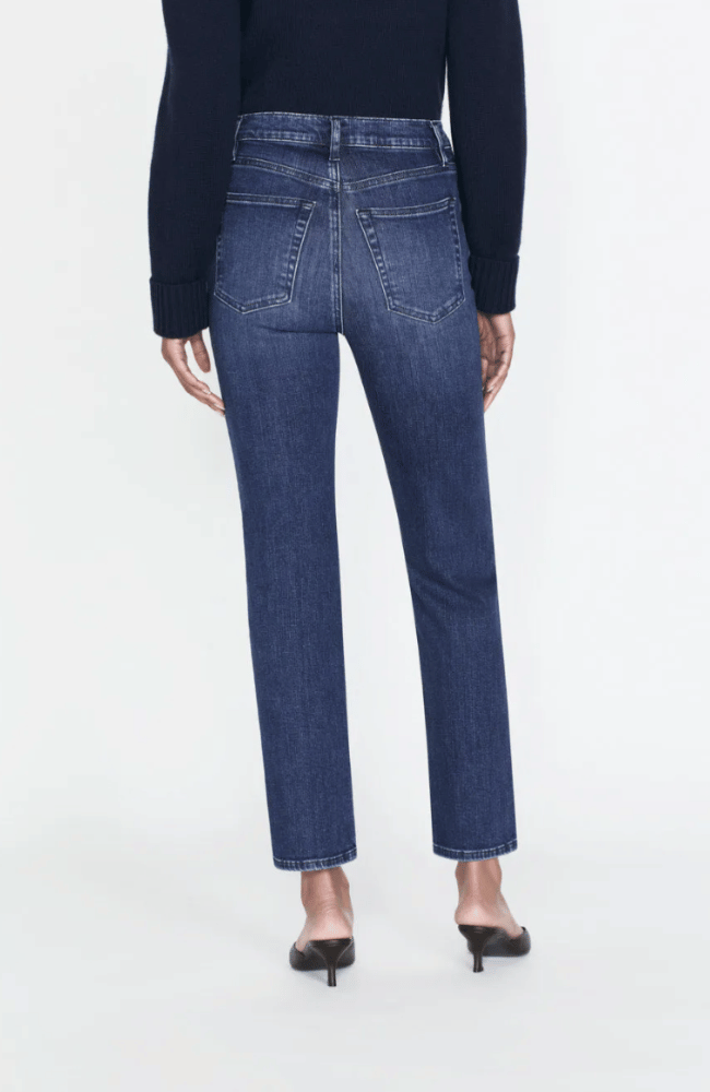 LE SLEEK STRAIGHT DENIM THUNDERSTORM-FRAME-FLOW by nicole