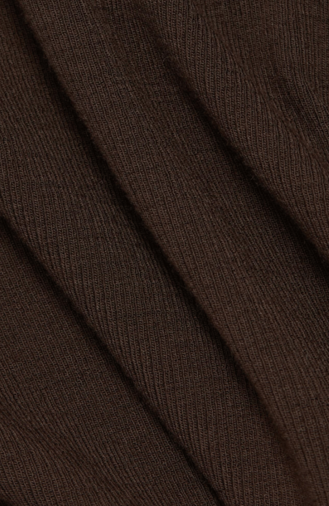 LONG SLEEVE RIM CREW in COFFEE-FRAME-FLOW by nicole