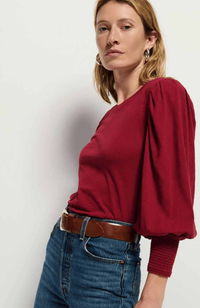 LOREN TEE in DANISH RED-NATION-FLOW by nicole