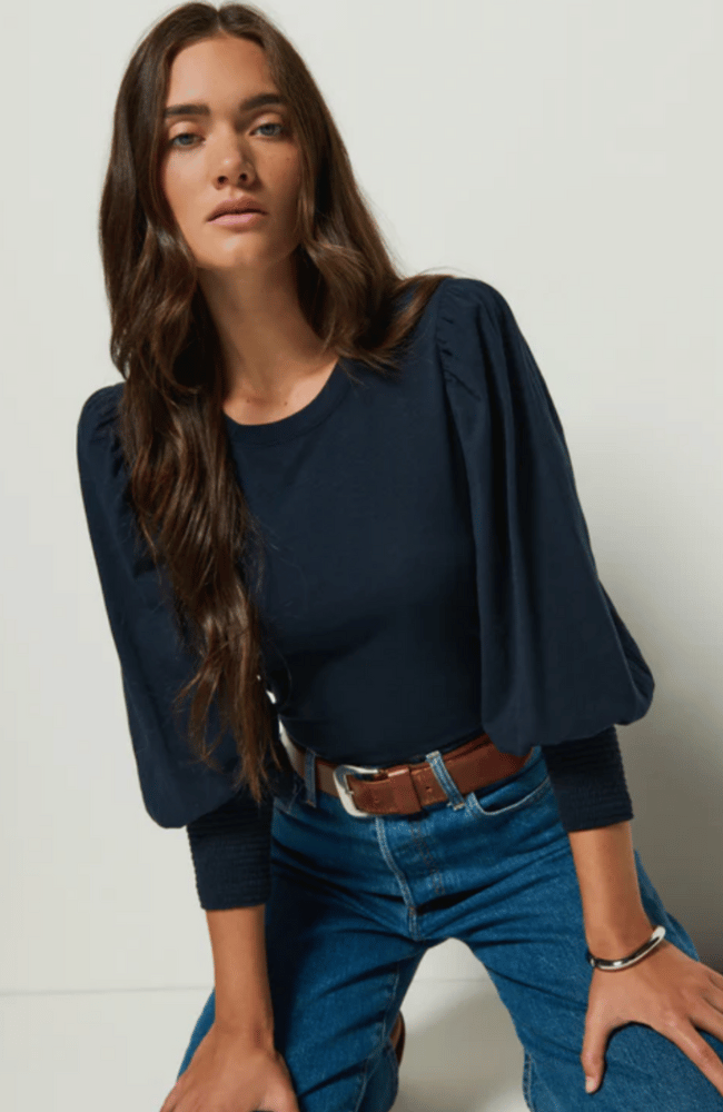 LOREN TEE in NIGHT SKY-NATION-FLOW by nicole