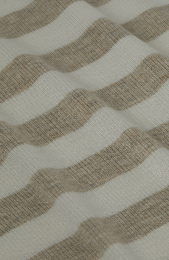 LUCILLE BOATNECK SHIRT IVORY MARBLE STRIPE-L&#39;AGENCE-FLOW by nicole