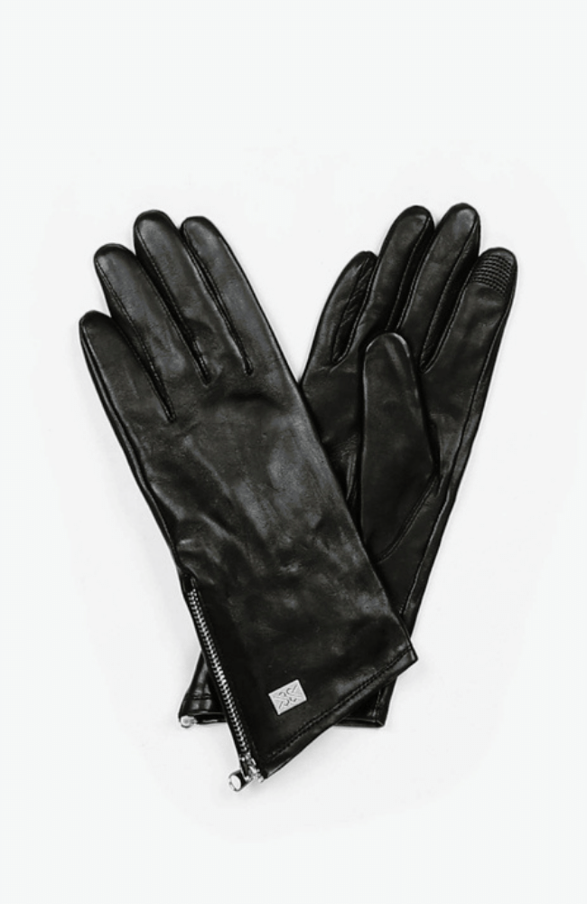 MEENA LEATHER GLOVES - BLACK-SOIA &amp; KYO-FLOW by nicole