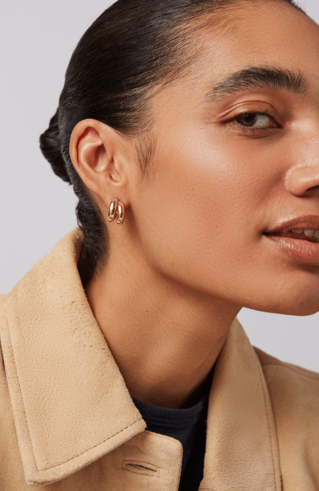 MINI FLORENCE EARRINGS in GOLD-JENNY BIRD-FLOW by nicole