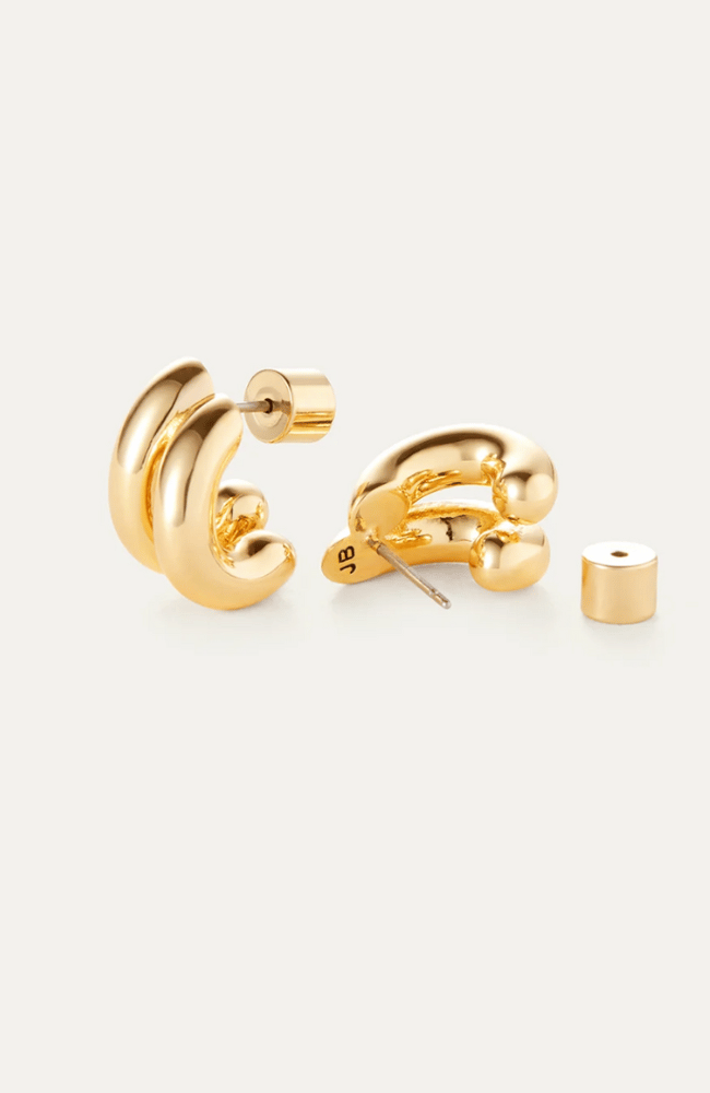 MINI FLORENCE EARRINGS in GOLD-JENNY BIRD-FLOW by nicole