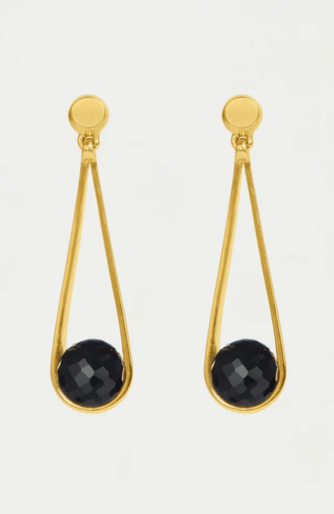 MINI IPANEMA EARRINGS in ONYX-DEAN DAVIDSON-FLOW by nicole