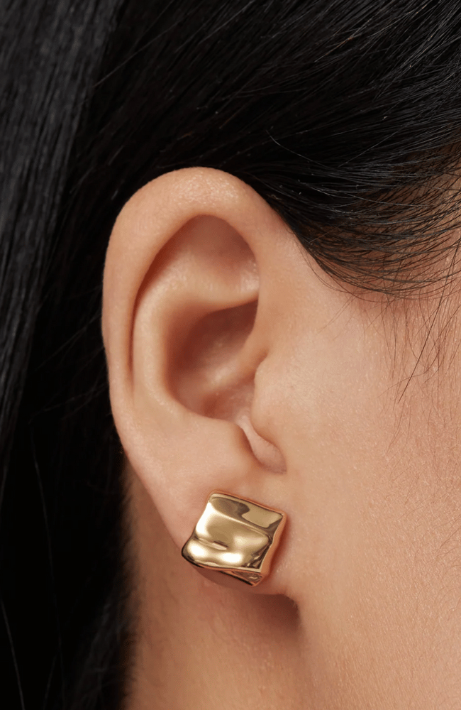 MINI SUNDRA EARRINGS in GOLD-JENNY BIRD-FLOW by nicole