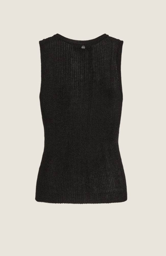 MM RELENA IMANJA KNIT TANK TOP in BLACK-MOS MOSH-FLOW by nicole