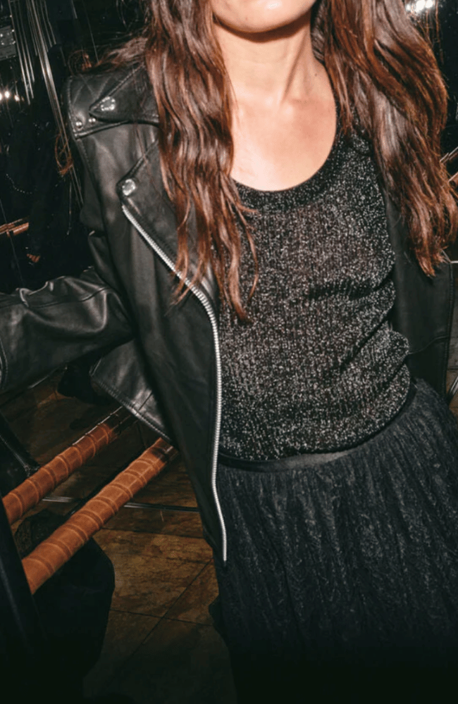 MM RELENA IMANJA KNIT TANK TOP in BLACK-MOS MOSH-FLOW by nicole