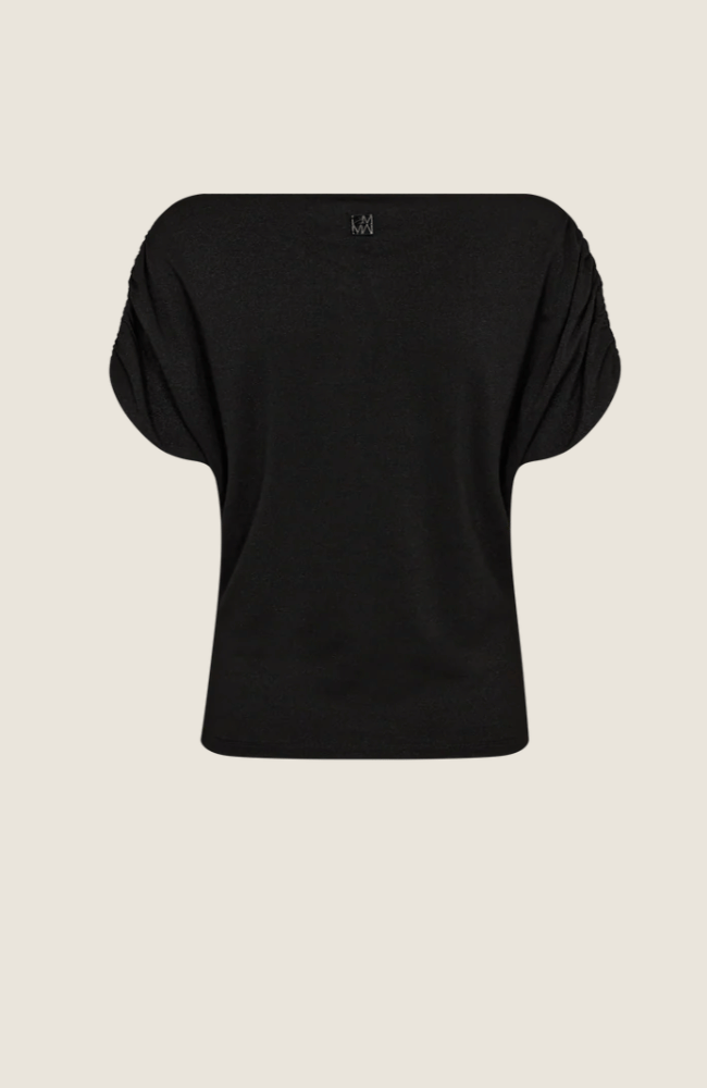 MM SHIMA SLEEVELESS TEE BLACK-MOS MOSH-FLOW by nicole