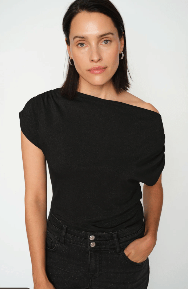 MM SHIMA SLEEVELESS TEE BLACK-MOS MOSH-FLOW by nicole