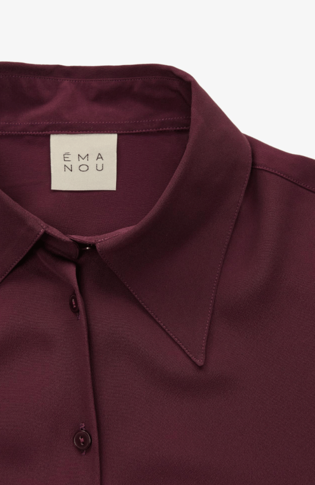 NEW VOYAGE SHIRT in BURGUNDY-EMANOU-FLOW by nicole