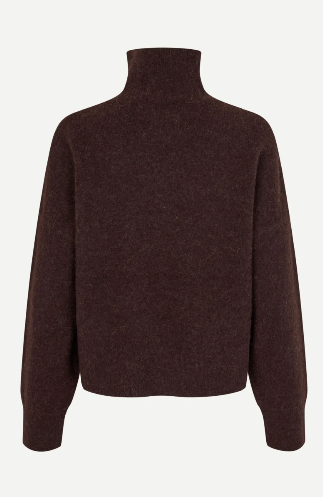 NOLA SWEATER in BLACK COFFEE-SAMSOE-FLOW by nicole