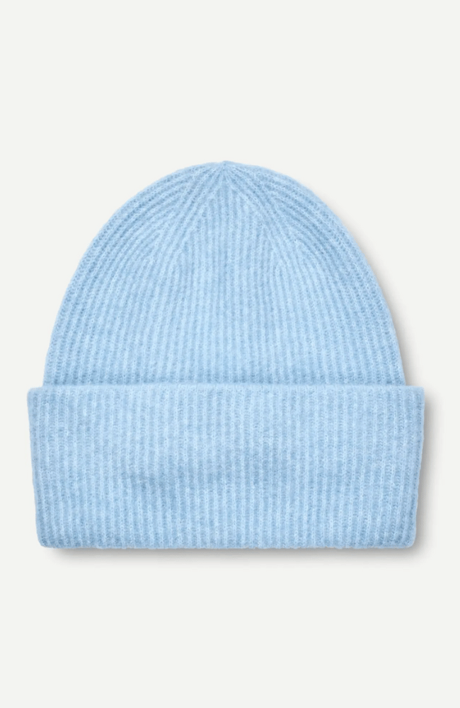 NOR BEANIE HAT in DELLA ROBBIA BLUE-SAMSOE-FLOW by nicole