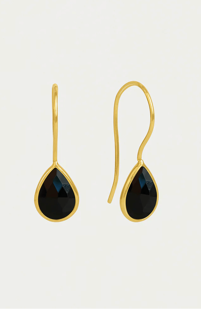 NOSARA DROPLET EARRINGS in BLACK ONYX-DEAN DAVIDSON-FLOW by nicole